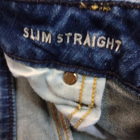 American Eagle Slim Straight Air Flex + Jean's Pre-Owned Size 34 X 30 - Picture 5 of 7